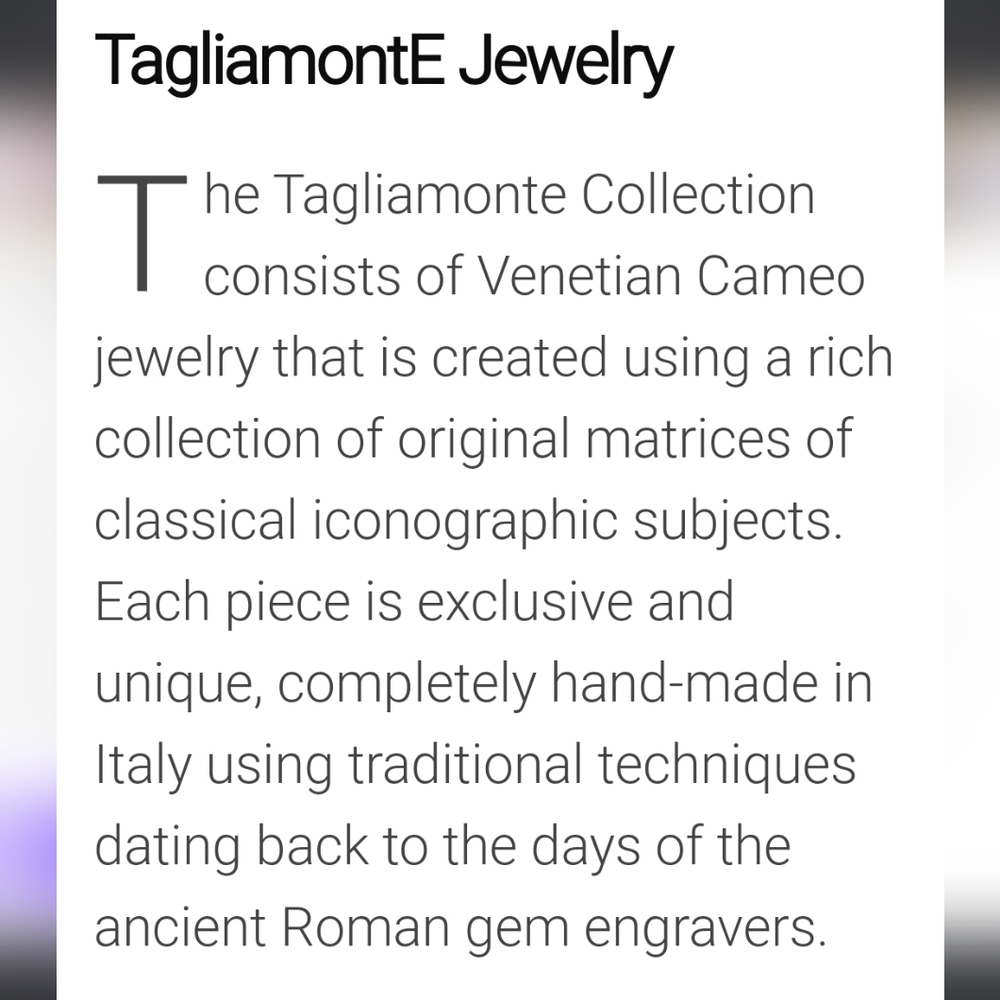 Tagliamonte intaglio cupid ring. 925 SS, 14kt gold - Picture 8 of 8